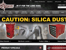 Tablet Screenshot of novatekco.com